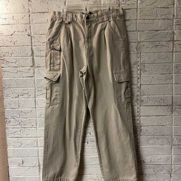 Cabela's Khaki canvas utility pants size 36ZR - Picture 2 of 11